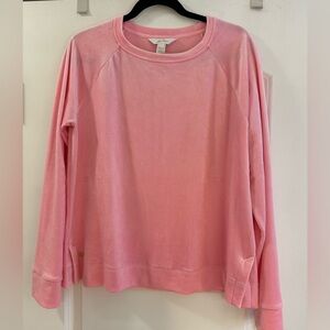Lilly Pulitzer Pink Ciana Velour Top